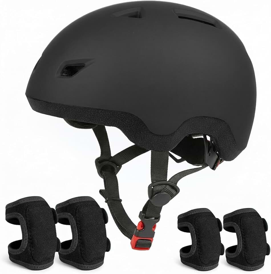 Toddler Helmet and Knee Pads Set for Ages 1-3