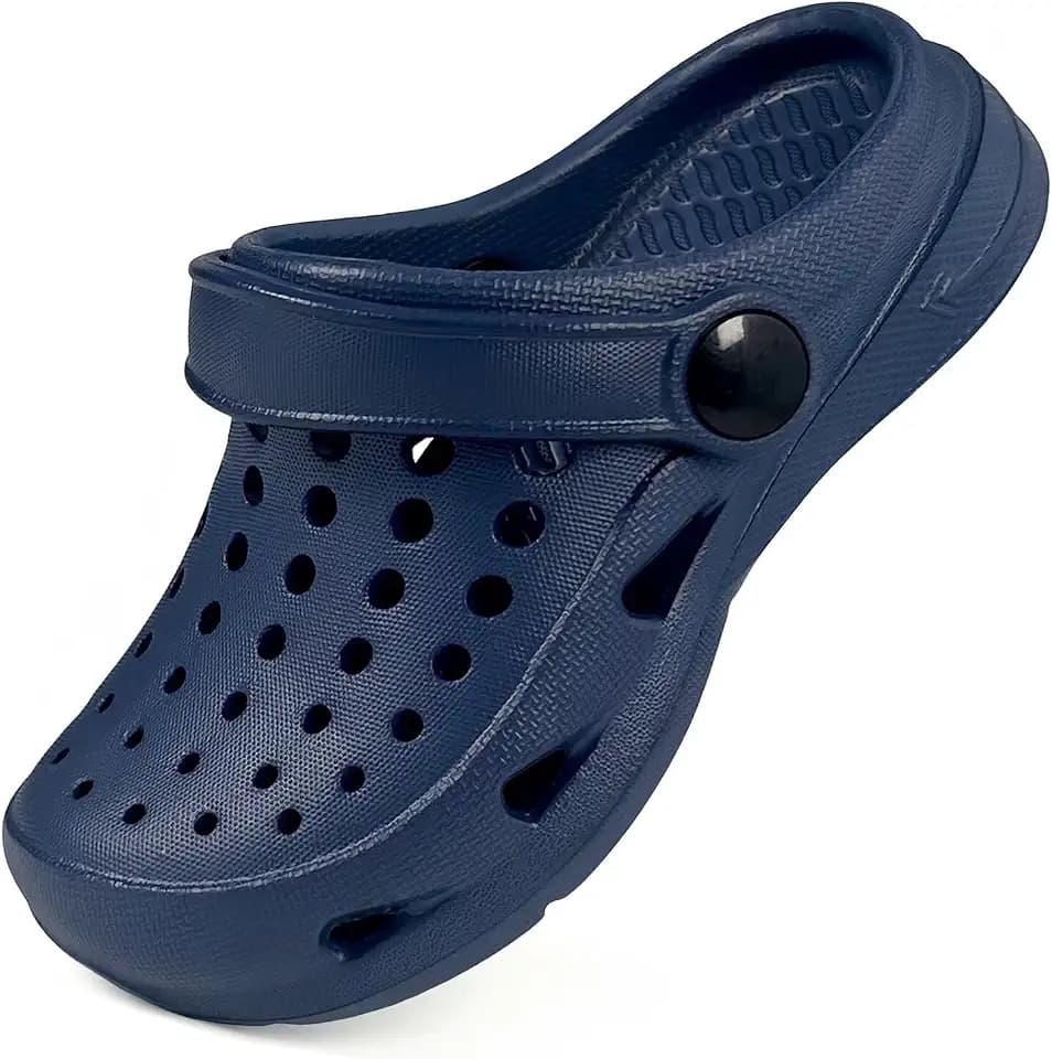 Kids Girls Boys Clogs Garden Shoes Toddler Slip on Sandals Children Water Shower Beach Pool Slippers