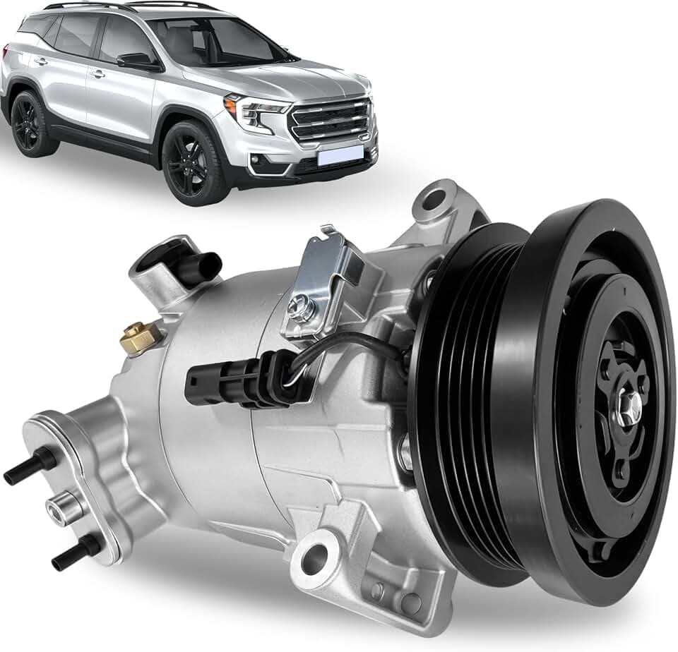 AC Compressor with Clutch for Chevy Equinox, Colorado, GMC Terrain, Canyon