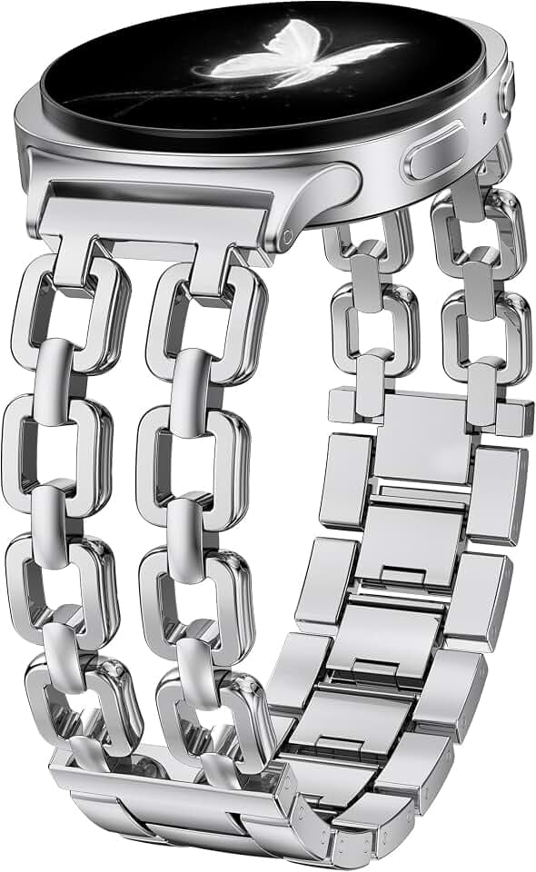 Wearlizer Metall Edelstahl kompatibel mit Samsung Galaxy Watch 8/9 Armband