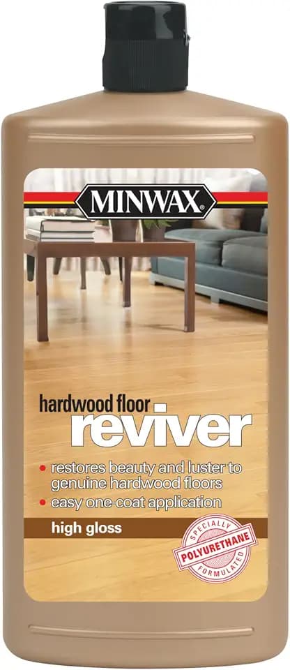 Minwax Hardwood Floor Reviver, High Gloss, Clear, 1 Quart