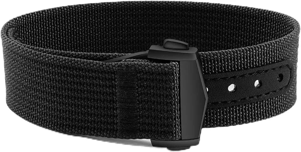 Nylon Watch Strap 20mm 22mm Nylon Watch Band Replacement Single Pass Strap Breathable Military Watch Bands for Men Soft Elastic Watch Straps