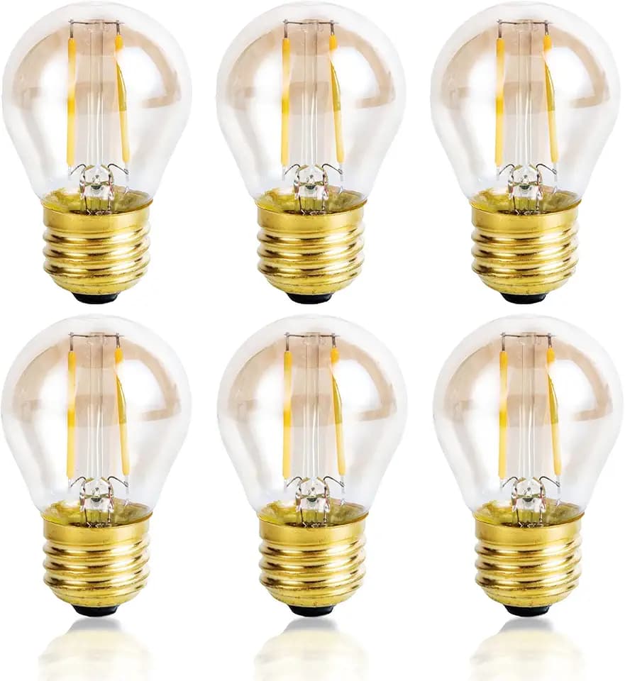 Beonllay Amber Light Bulbs 25 Watt LED Light Bulbs E26 Vintage Edison Bulb