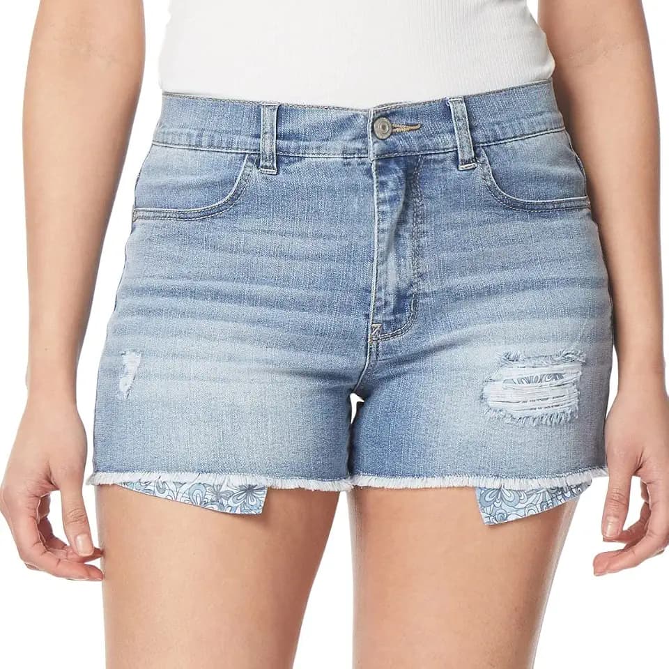 WallFlower Women's Tomboy Exposed Pockets Shorts, Sizes 0-13