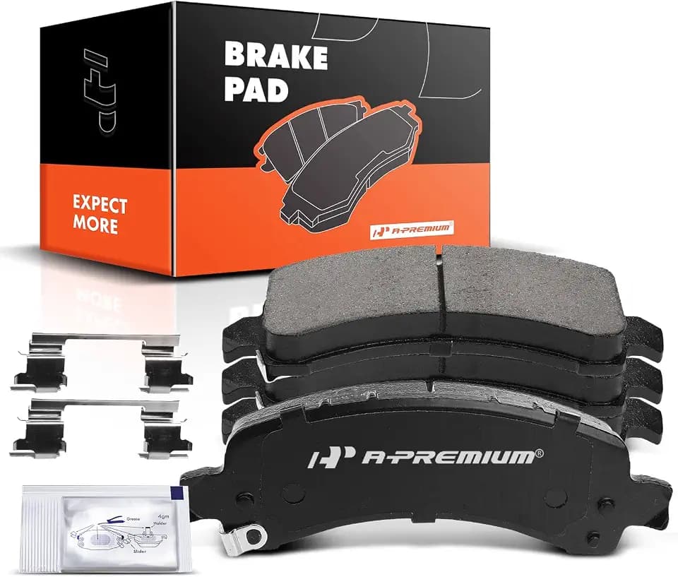 A-Premium Rear Ceramic Brake Pads Compatible with GMC