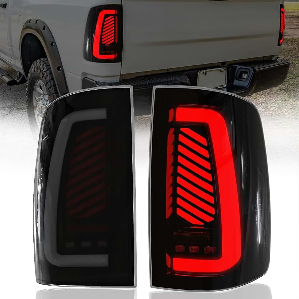 LED Tail Lights Compatible With 2009-2018 Ram 1500&2010-2018 Ram 2500/3500
