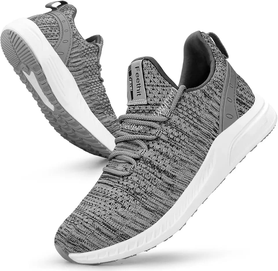 Feethit Womens Slip on Running Walking Sneakers Athletic Gym Tennis Shoes