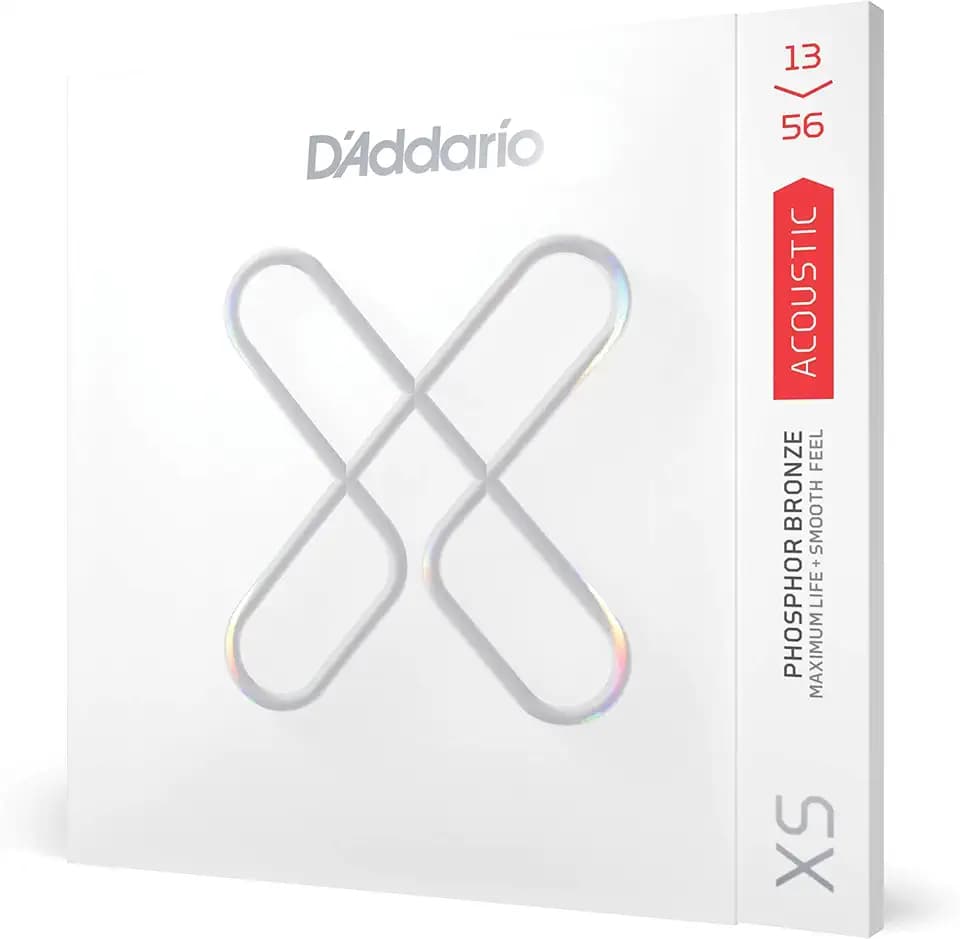 D'Addario XS Phosphor Bronze Coated Acoustic Guitar Strings 13-56