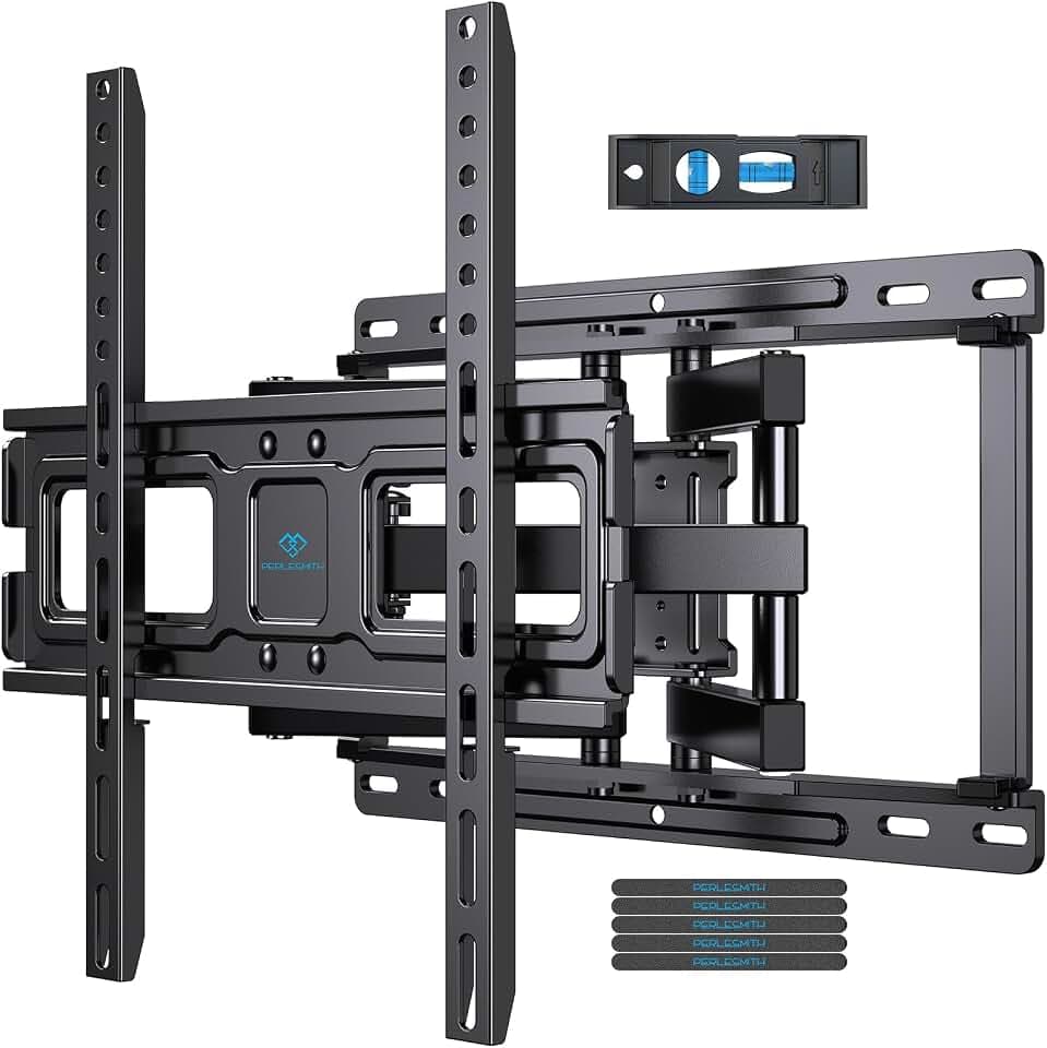 PERLESMITH Full Motion TV Wall Mount for 32–65 inch TVs up to 99 lbs