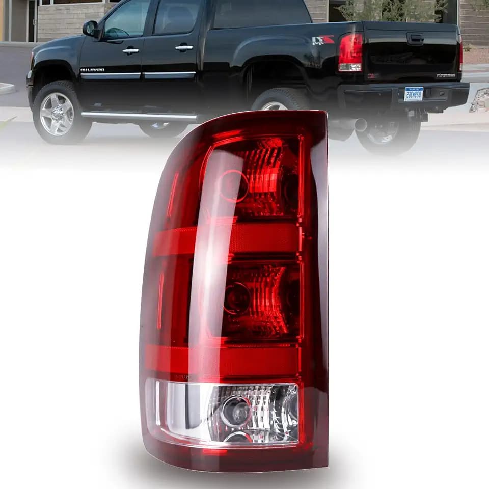 Tail Light Compatible With 2007-2014 GMC Sierra 1500 2500 3500 HD Left Side