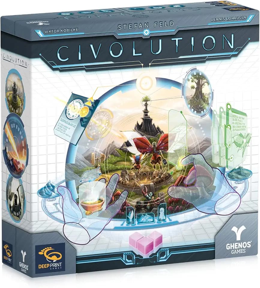Civolution – Spiel in der Box – italienische Ausgabe – 1 – 4 Spieler – 14 Jahre – 90 – 180 Minuten