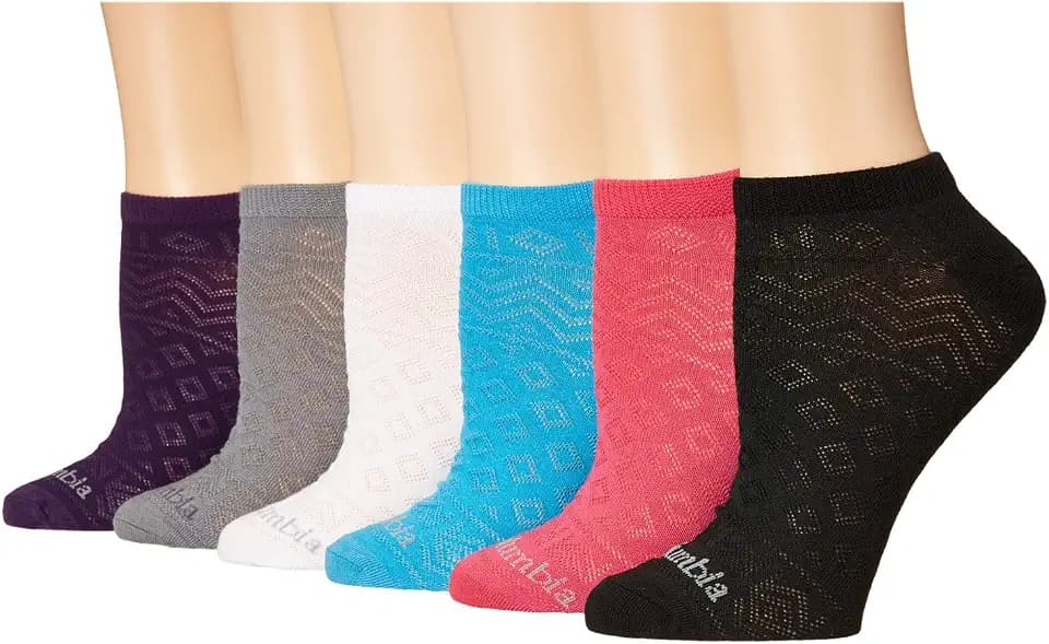 Columbia 6-Pack Mesh Lightweight No show