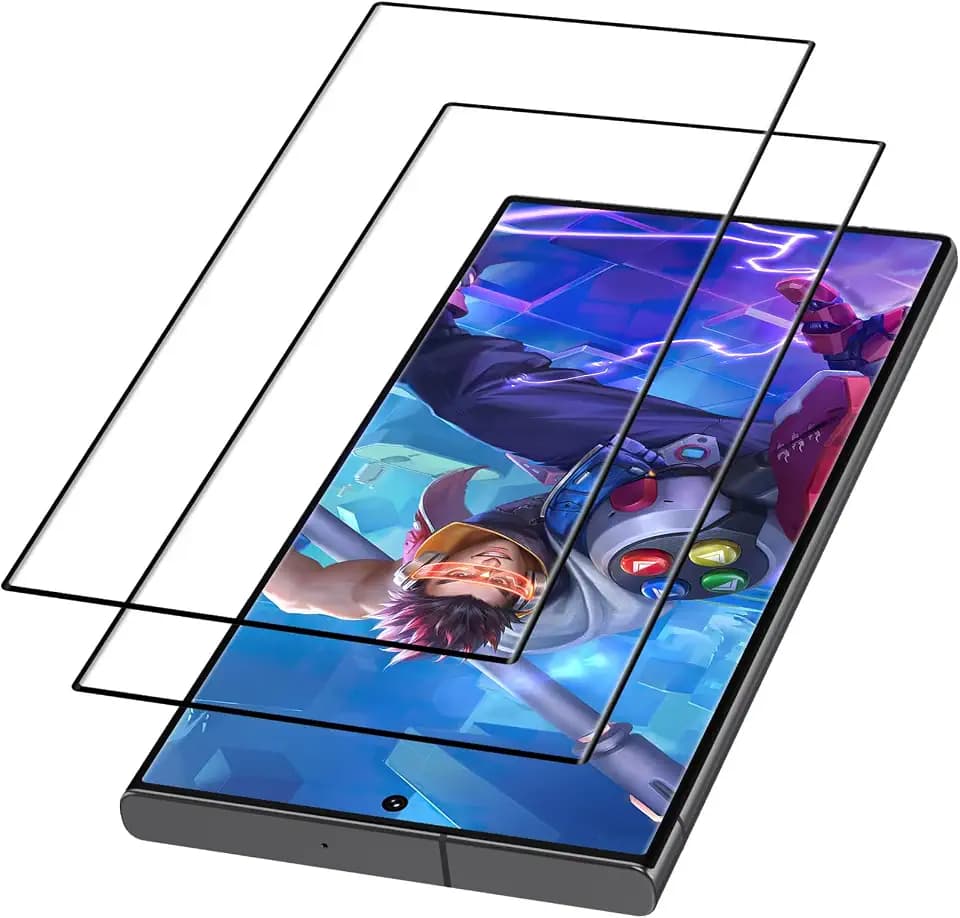 2 Stück Schutzfolie für Samsung Galaxy S22 Ultra Panzer Schutzglas, panzerfolie, 9H Härte, Anti-Kratzen für Samsung Galaxy S22 Ultra Handyglas