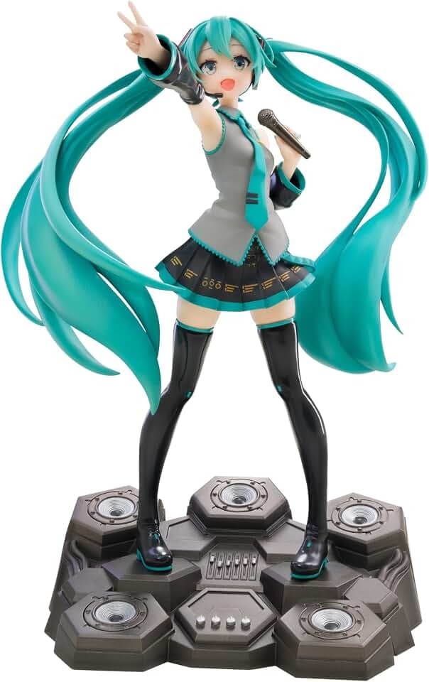ABYstyle Studio - Figur Hatsune Miku 1/10 "Zwinkern 18-24 cm - Offizielles Lizenzprodukt - hochwertiges PVC