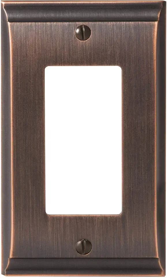 Amerock Candler 1 Rocker Oil-Rubbed Bronze Decorative Switch Plate