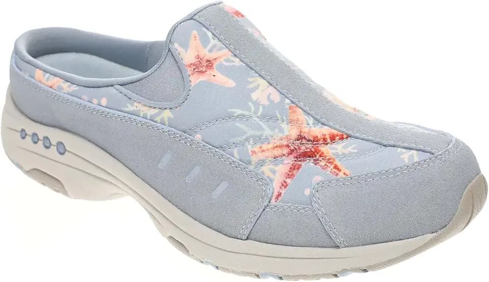 Easy Spirit Traveltime367 Anniversary Edition Slip-on Mules, Shells 450, 9.5WW