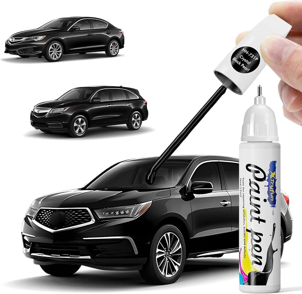 NH731P Crystal Black Car Touch Up Paint Compatible with Acura