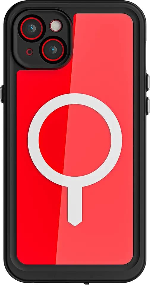 Ghostek Nautical Slim Waterproof Case for Apple iPhone 15 Plus - Built-in Screen & Camera Lens Protector, Compatible with MagSafe (6.7 Inch, Clear)