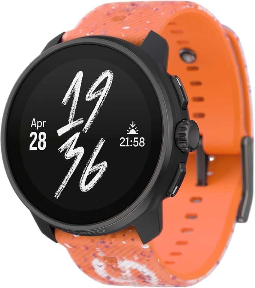 SUUNTO Race S GPS-Sportuhr, 1,3-Zoll-AMOLED-Display, 95+ Sportmodi