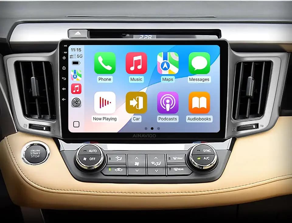 Car Radio Stereo for Toyota RAV4 2013-2018, Wireless CarPlay Android Auto