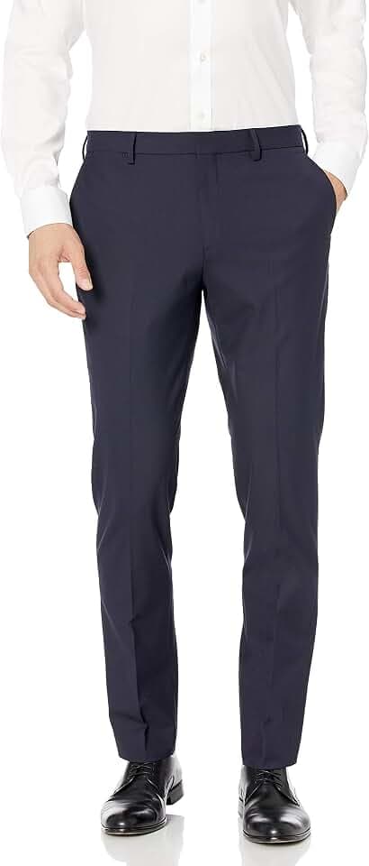 Amazon Essentials Herren Knitterarme Stretch-Anzughose, Schmale Passform