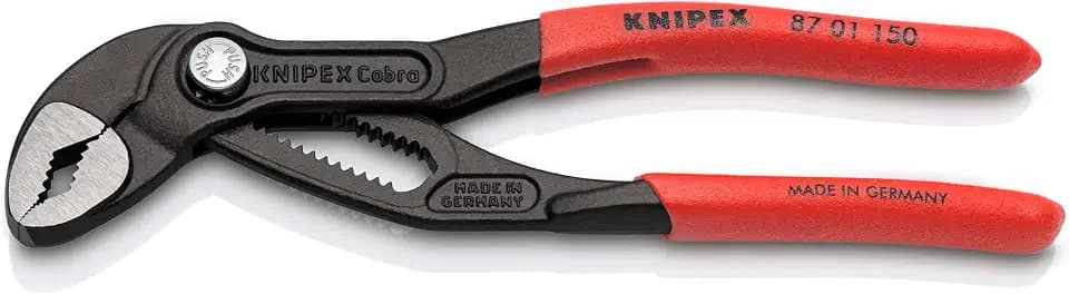 KNIPEX Cobra Wasserpumpenzange, 150 mm, Muttern bis 30 mm, 87 01 150