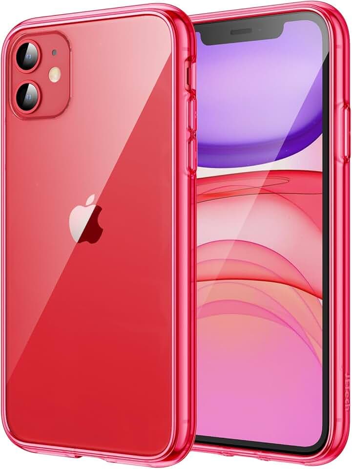 JETech Case for iPhone 11, Anti-Yellowing, Red