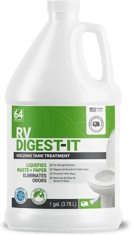 Unique RV Digest-It Liquid RV Holding Tank Treatment Gallon