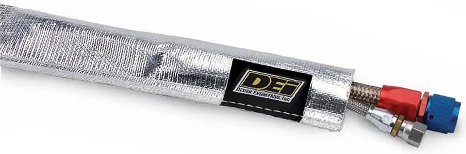 Design Engineering Heat Sheath Aluminized Sleeving – 3/4" I.D. x 3 ft