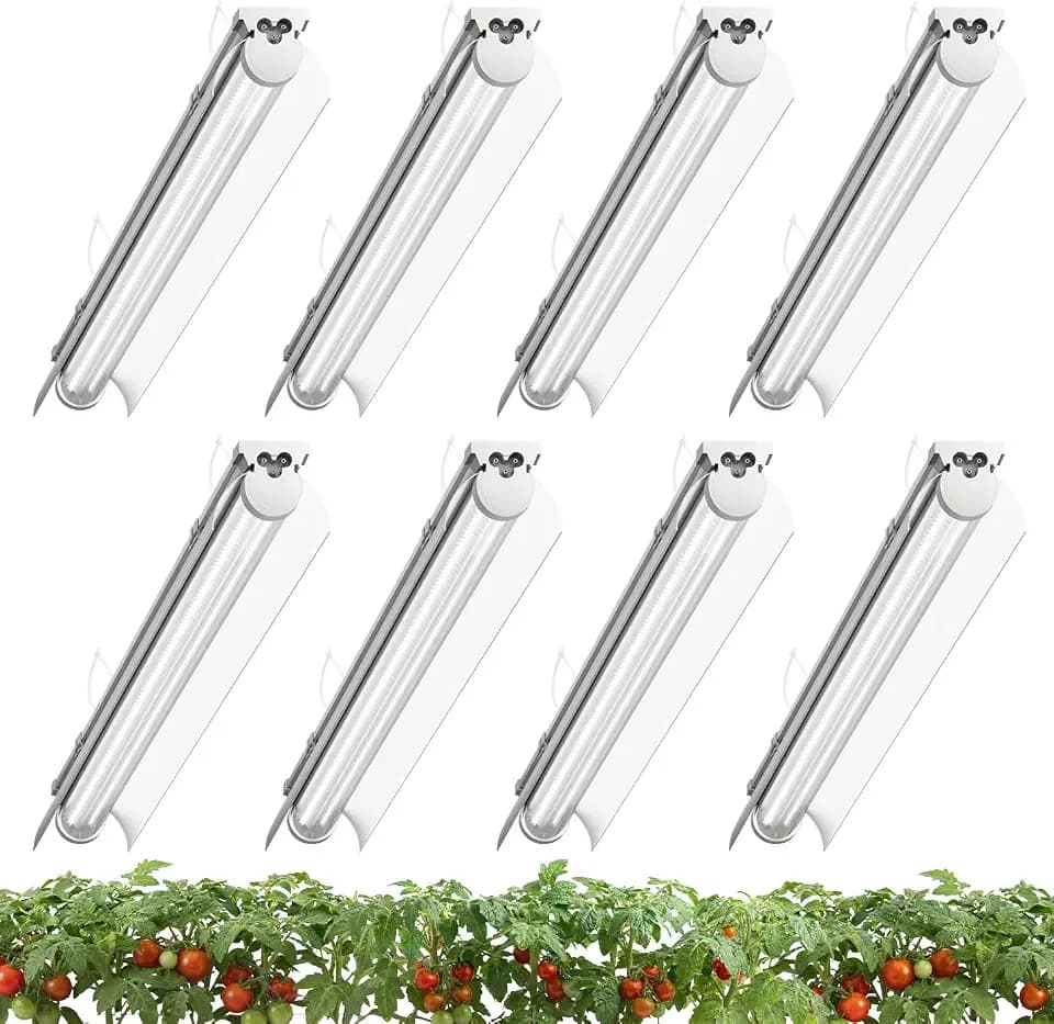 T8 Grow Light for Indoor Plant, 4FT, 42W, 5000K, 8 Pack, Linkable