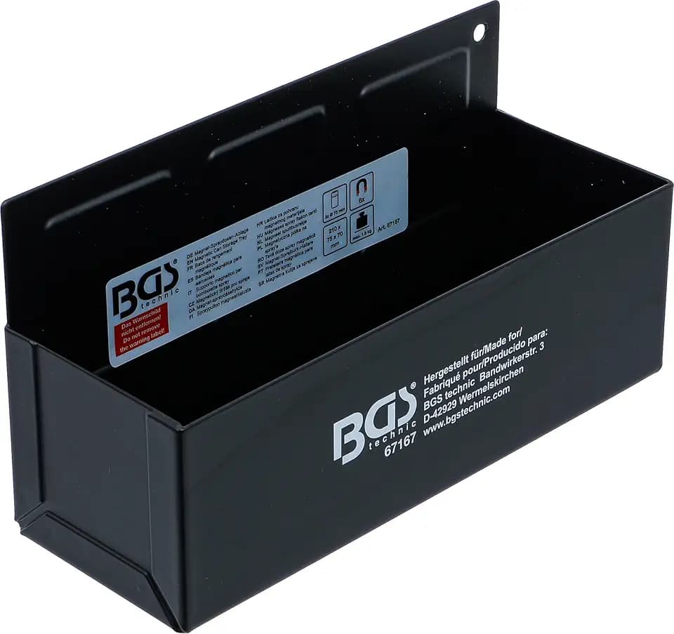BGS 67167 | Magnet-Spraydosen-Ablage | 210 mm | für 3 Spraydosen