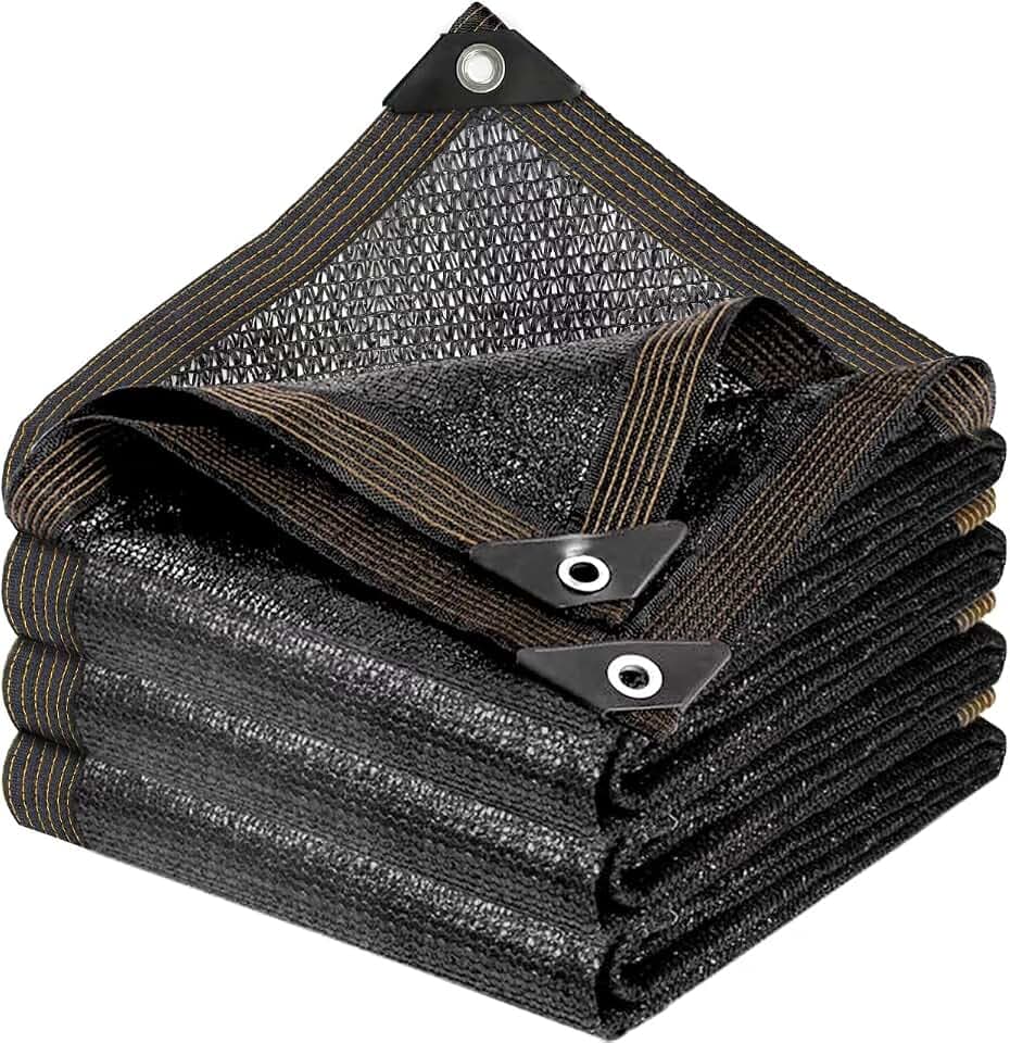 Shade Cloth - for Garden 90% Plant Shades Mesh Tarp with Grommets Outdoor Sun Shades Netting for Chicken Coop Greenhouse Vegetables Pergola Patio Cover