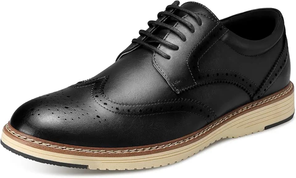 Men's Oxfords Dress Shoes : Casual Business Men Derby Shoe Formal Plain Toe Oxford