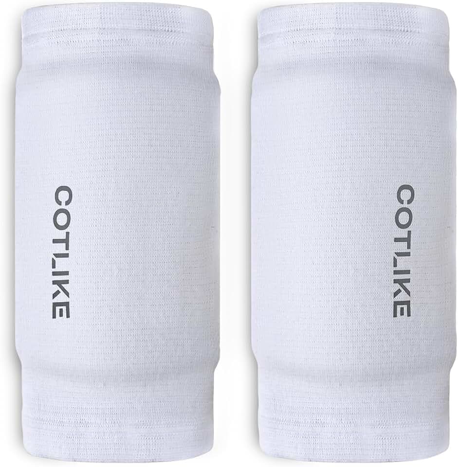 Volleyball Elbow Pads for Youth, Volleyball Arm Sleeves Elbow Pads for Floor Burns and Bruises, Non-Bulky Elbow Pad Protection Comfort Flexible, One Size