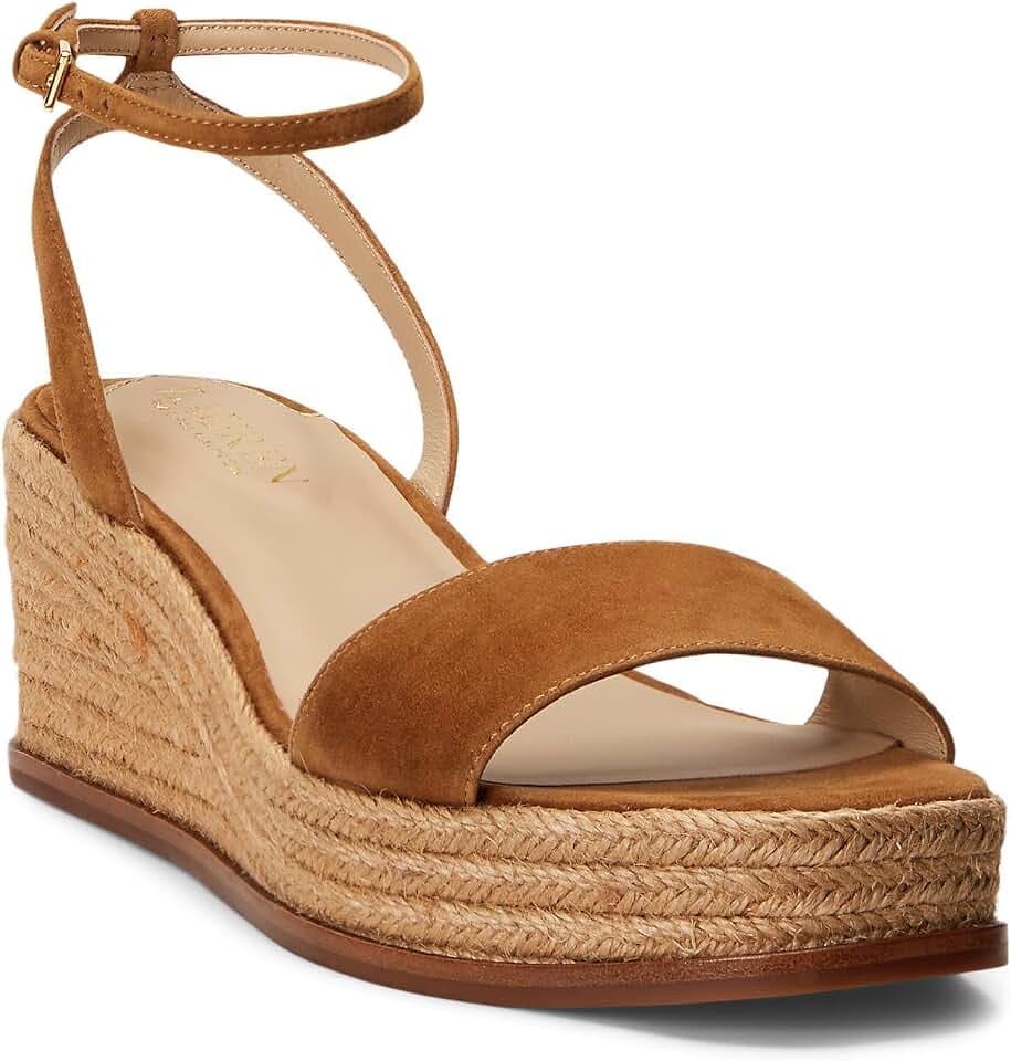 Lauren Ralph Lauren womens Leona Suede Espadrille