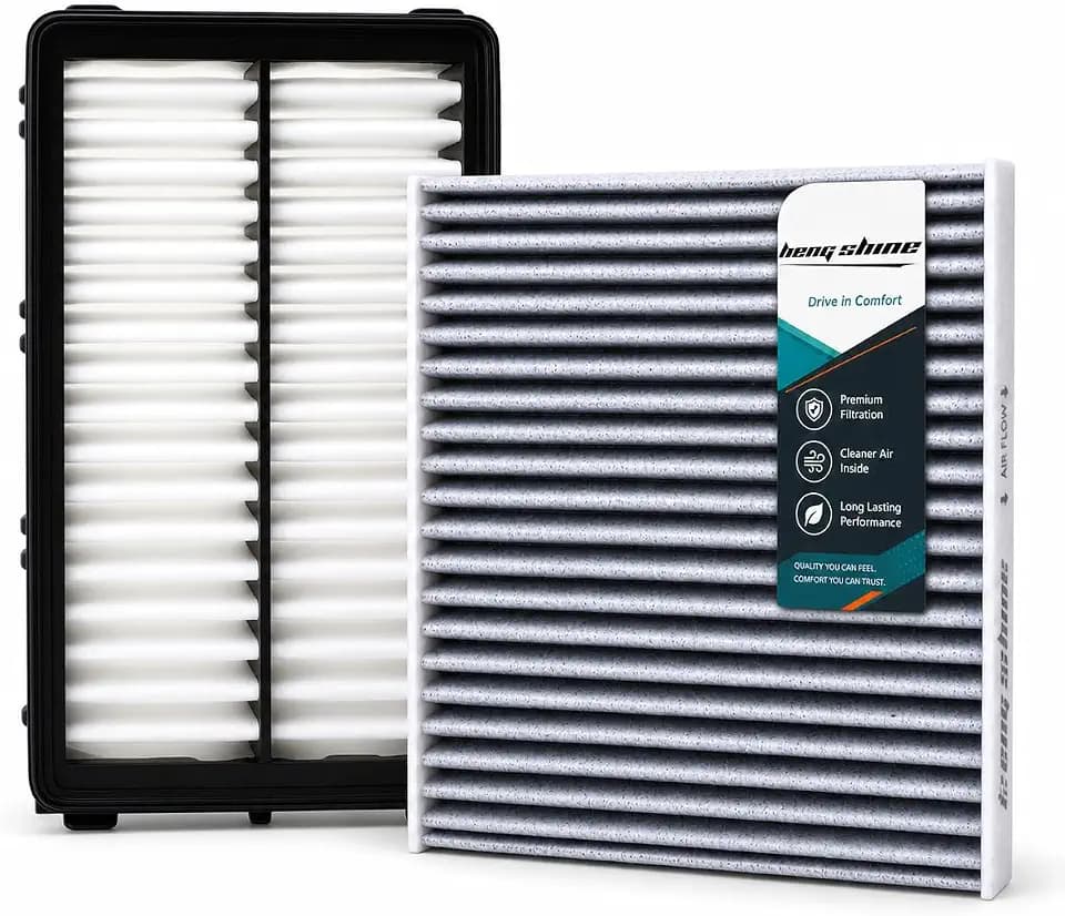 28113-L1000 97133-L1000 Cabin & Engine Air Filter with Activated Carbon Set
