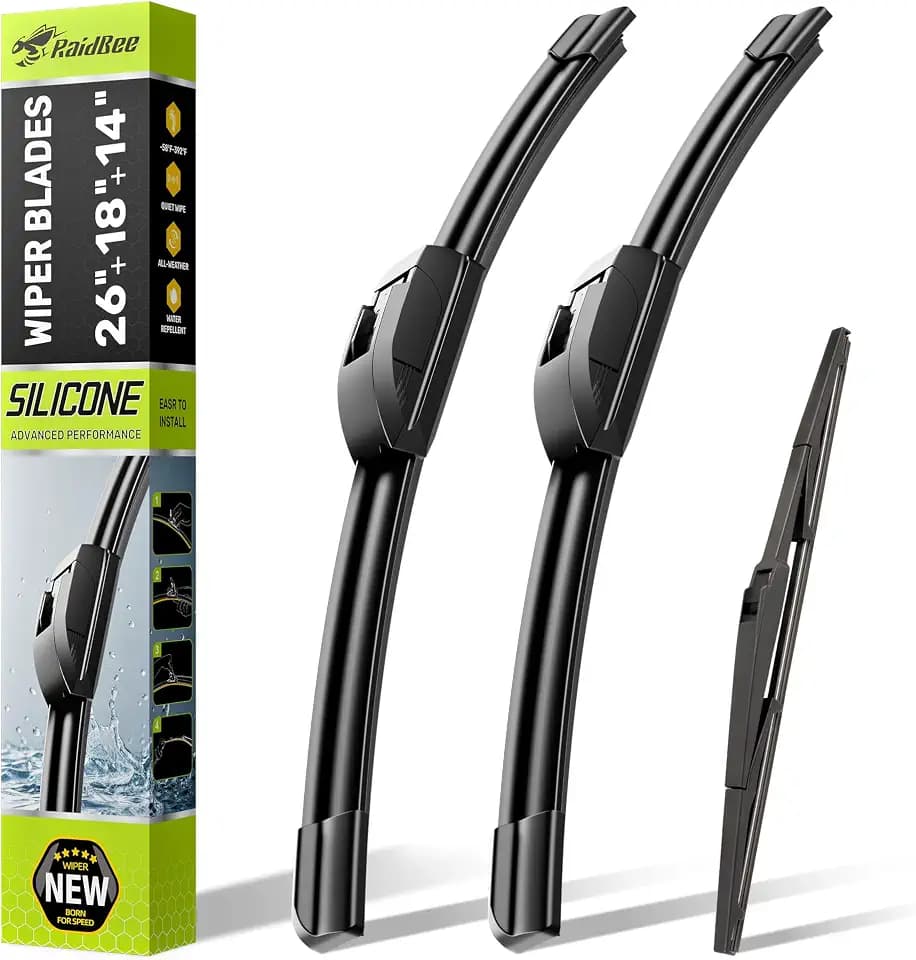 Silicone Windshield Wiper blades Replacement for