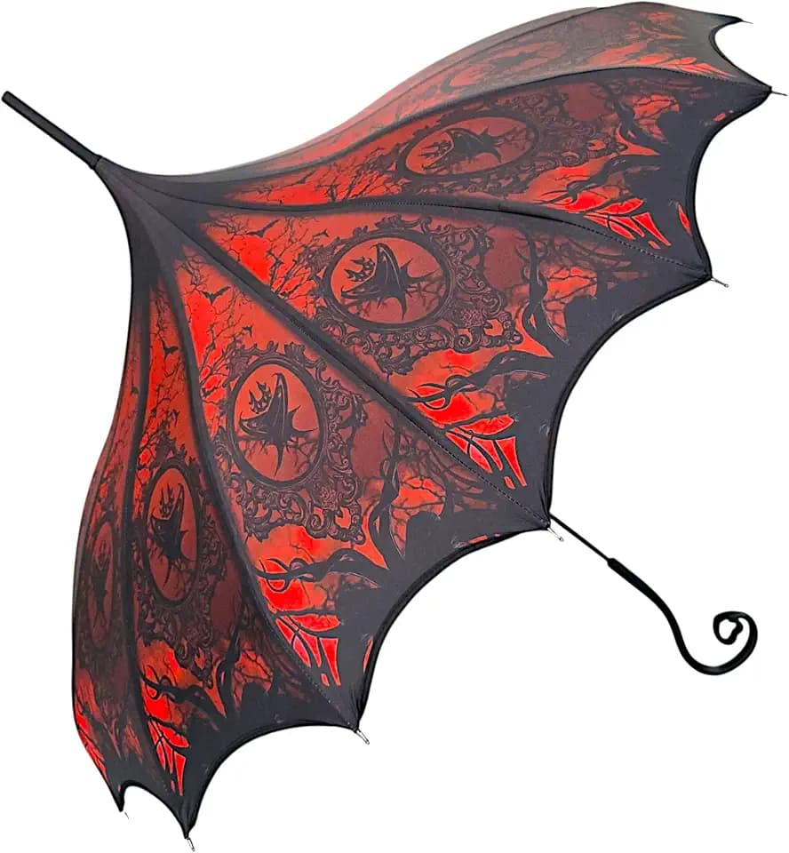 Red Ritual Heart of Darkness Pagoda Umbrella – Artisan Vampire Design