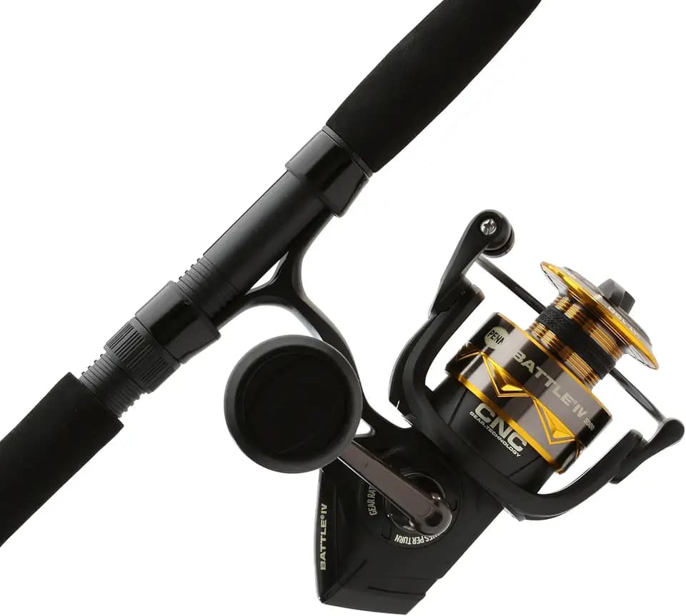 Penn Battle IV Spinning Reel and Fishing Rod Combo