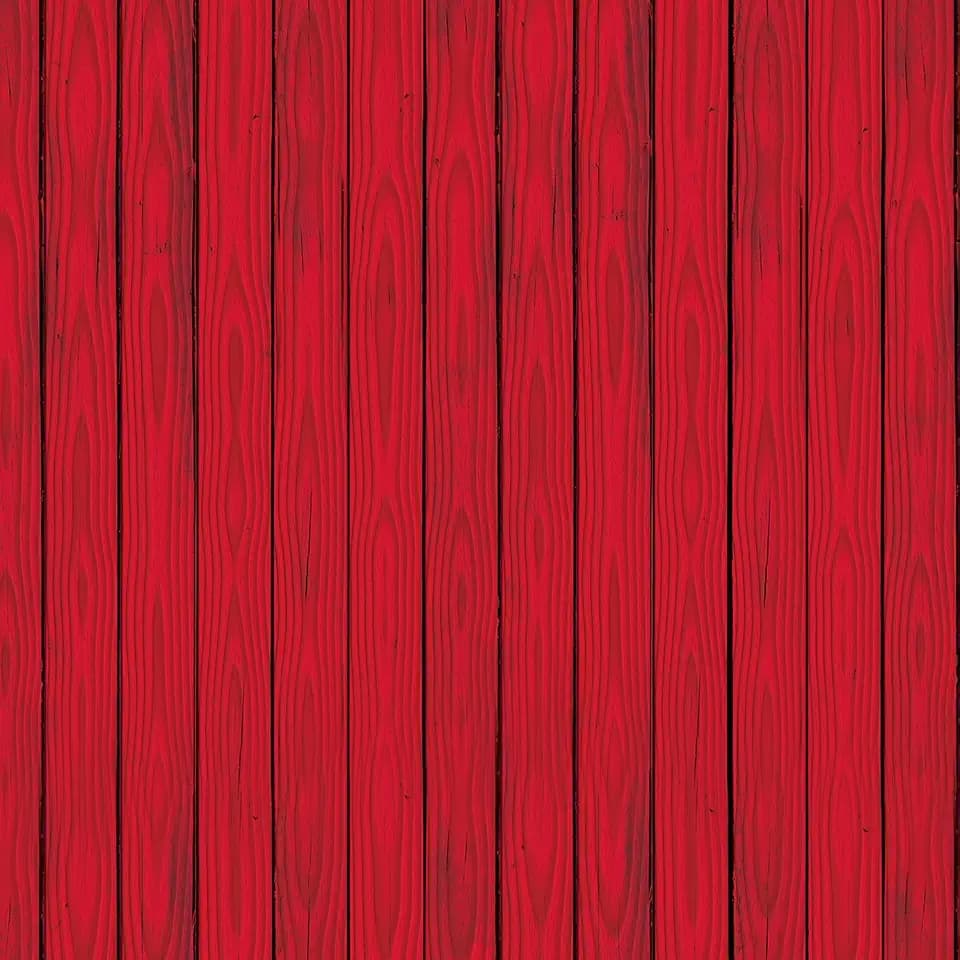 Red Barn Siding Backdrop Party Accessory (1 Count) (1/Pkg)