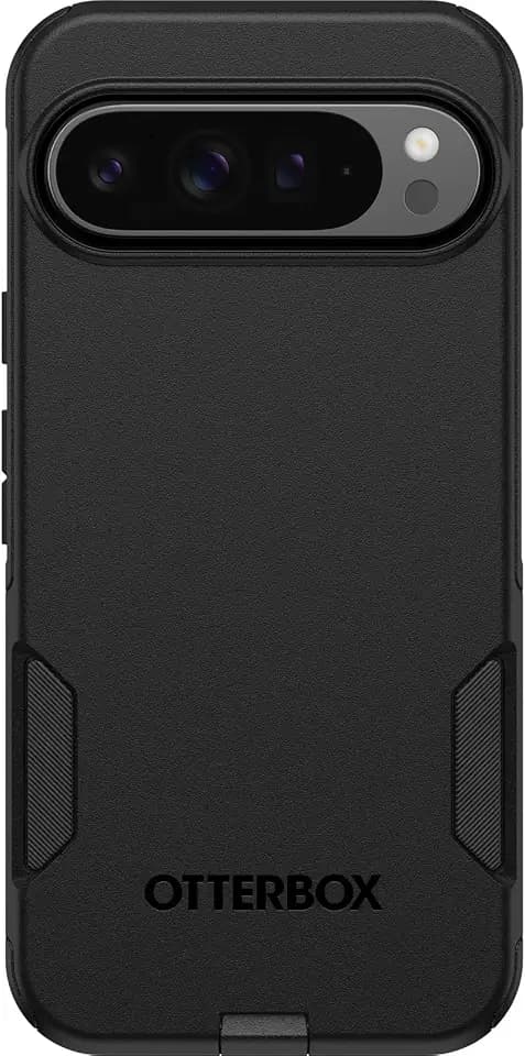 OtterBox Google Pixel 9 Pro XL Commuter Series Case - Black, Ultra-Sleek, Wireless Charging Compatible, Raised Edges Protect Camera & Screen (Ships in Polybag)