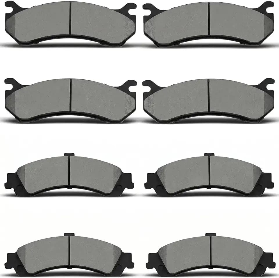 Front Rear Brake Pads Fit for Cadillac Escalade/ESV,Chevy Tahoe,GMC Yukon