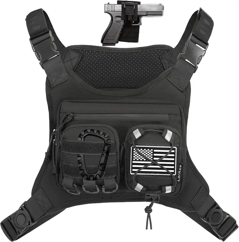 Sports Chest Holster Bag EDC Pouch Bag IFAK Chest Pack for Running
