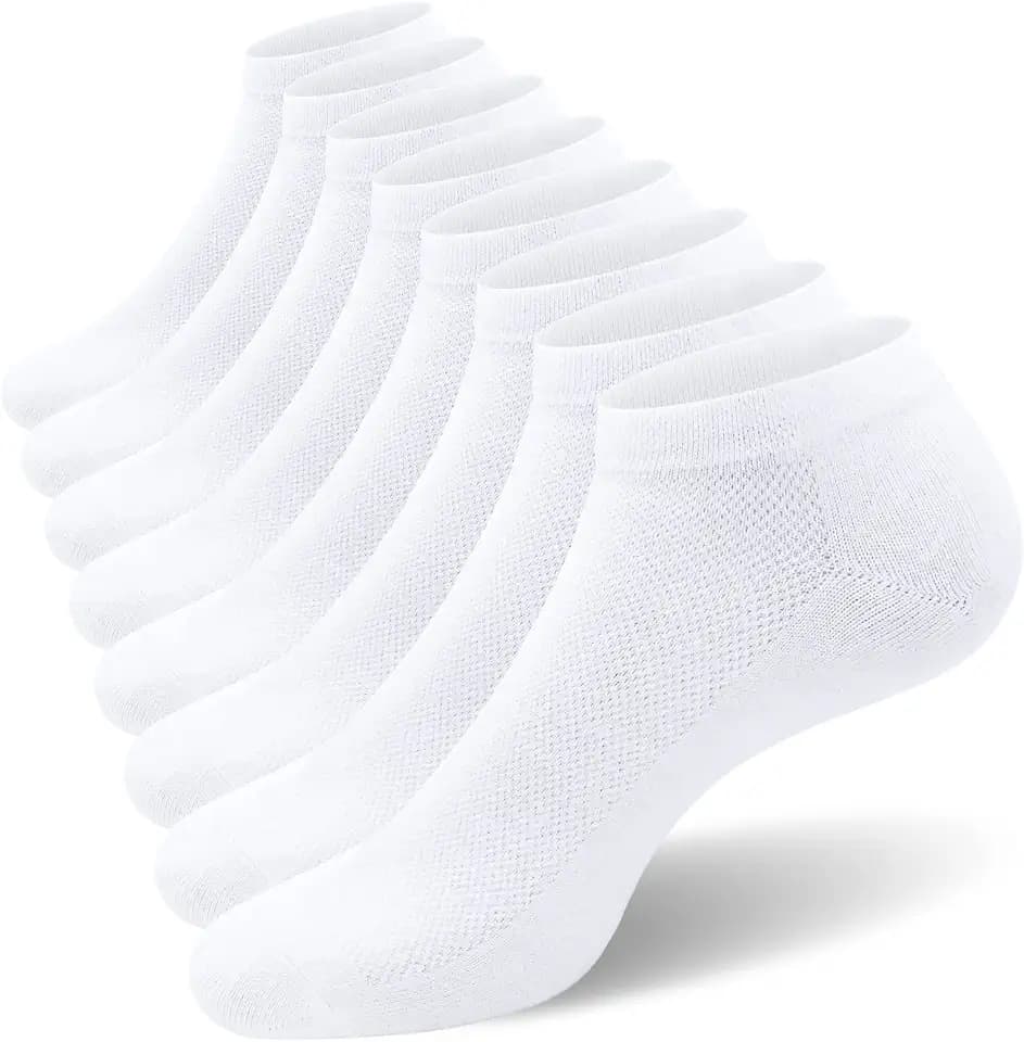 SIXDAYSOX 8/6 Pack Mens Ankle Socks Low Cut Casual Socks Size 10-13/13-15
