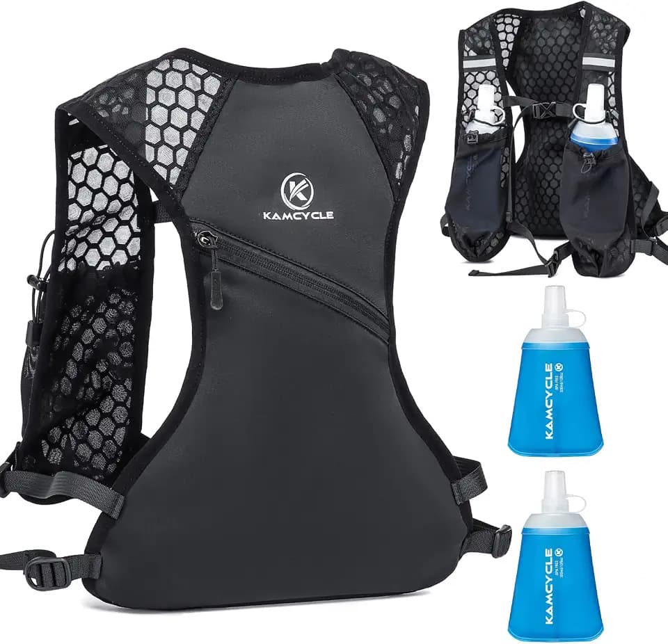 Trinkrucksack, Ultraleichter Trail Laufrucksack,Laufweste, Herren Damen Ultraleicht Fahrradrucksack für Laufen, Marathon, Jogging, Radfahren,Trailrunning Rucksack