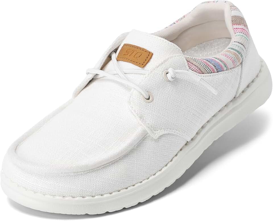 STQ Womens Slip On Loafers Arch Support Boat Casual Shoes