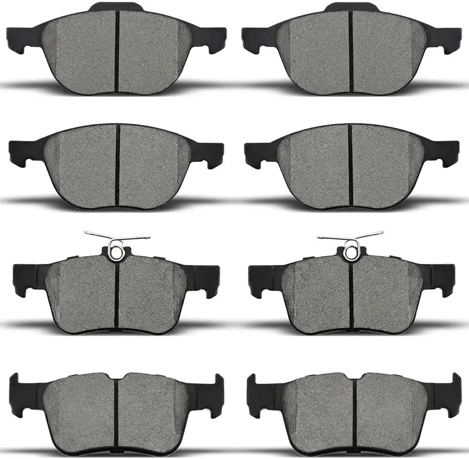 Front and Rear Disc Ceramic Brake Pad Fits 2017-2019 Ford Escape FWD