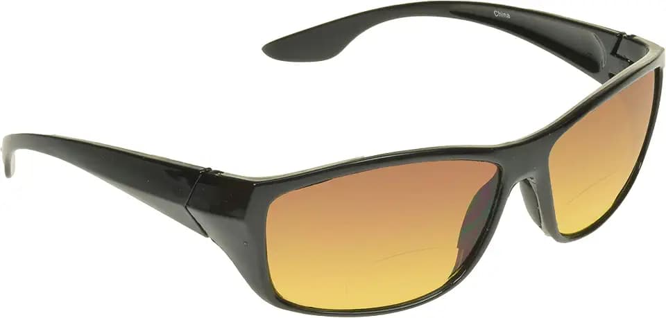 proSPORT Blue Light Blocking Bifocal Sunglasses, HD Amber Gradient Lens, Anti-Reflective, UV Protection Men & Women
