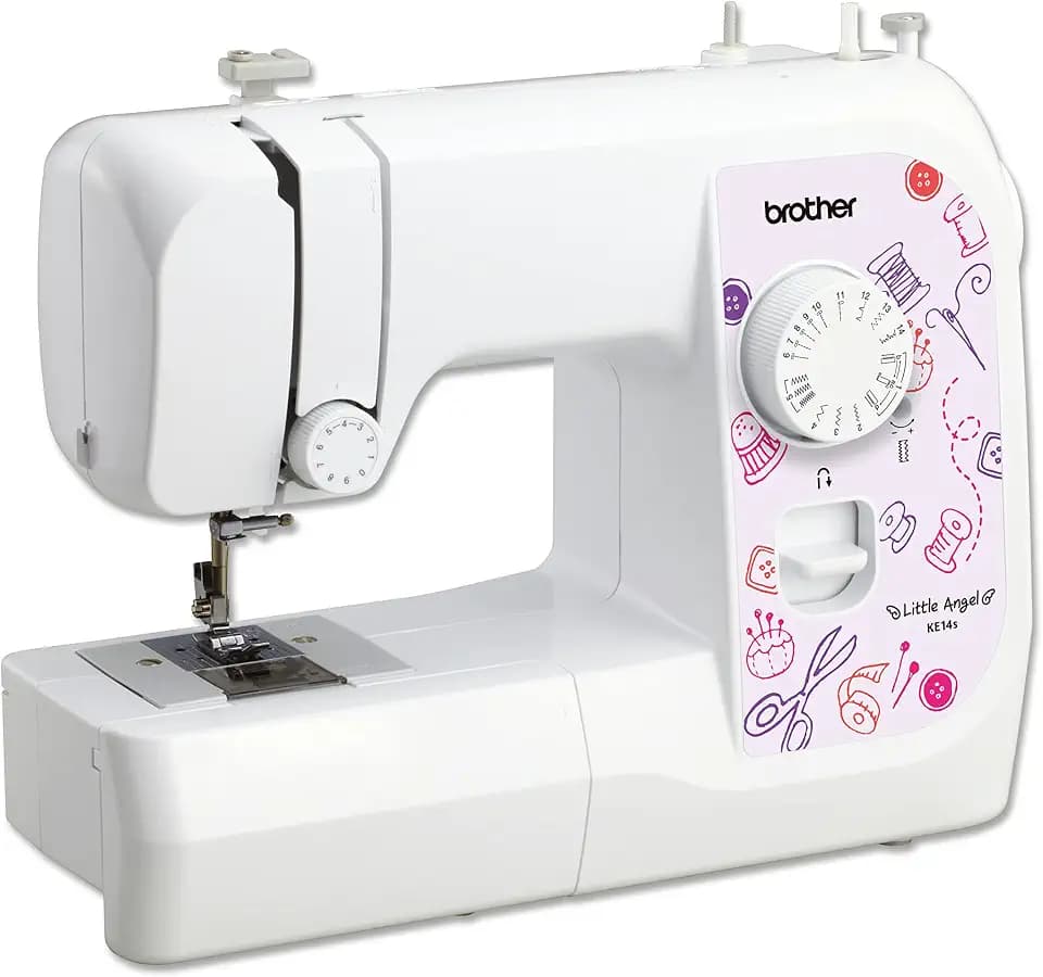Brother KE14S Little Angel - Nähmaschine mit Fingerschutz (14 Stiche)