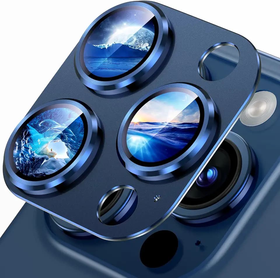 Uyiton for iPhone 15 Pro/iPhone 15 Pro Max Camera Lens Protector